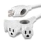 Jasco Extension Cord, 16 AWG, Indoor/Outdoor, 16/3, 3 Outlets, White, PVC, 15 ft SPC3153ZW/37-T1 - alternate 1